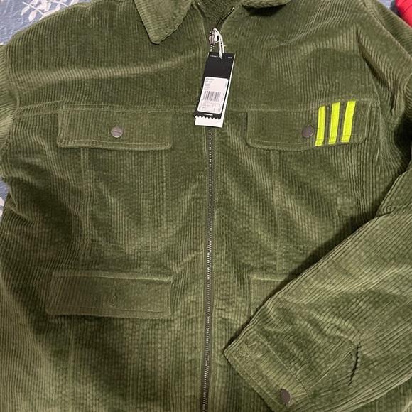 Ivy Park adidas reversible Khaki oversized jacket - Picture 2 of 3